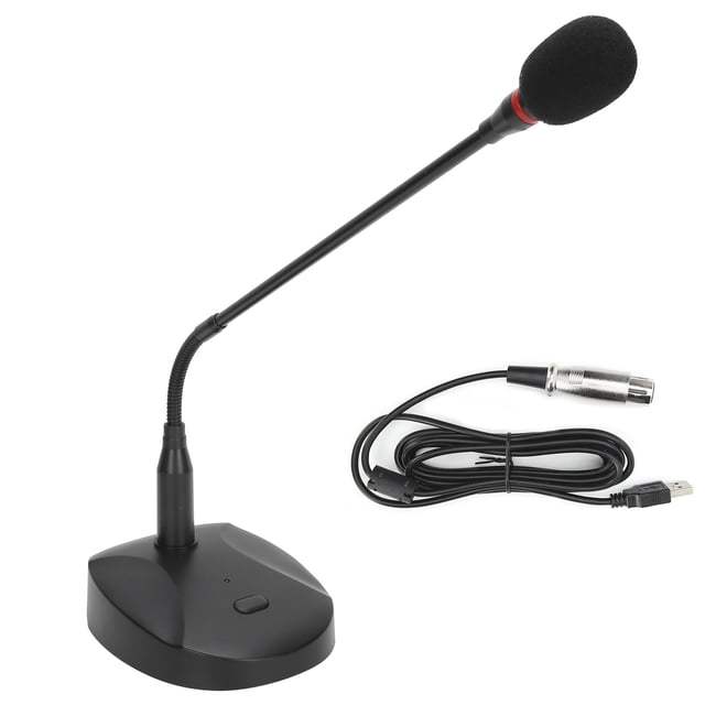 Peahefy Microphone de Conférence de Bureau, Microphone de Bureau, Microphone de Conférence USB Haute Sensibilité