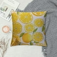 thumbnail image 2 of COMIO  Pillow Cover Lemon Fruit Yellow Summer Double-Sided Design Home Decor for Sofa Livingroom Couch Bed Decorative Throw Pillow Case Gift, 2 of 5