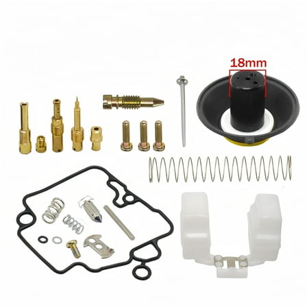 Suitable for PD18J PD19J 18mm GY6 50cc For Moped Scooter ATV Gokart Carb 139QMB 147QMD Motorcycle Carburetor Repair Kit Rebuild With Plunger