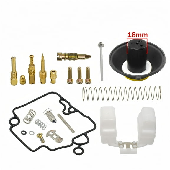 Suitable for PD18J PD19J 18mm GY6 50cc For Moped Scooter ATV Gokart Carb 139QMB 147QMD Motorcycle Carburetor Repair Kit Rebuild With Plunger