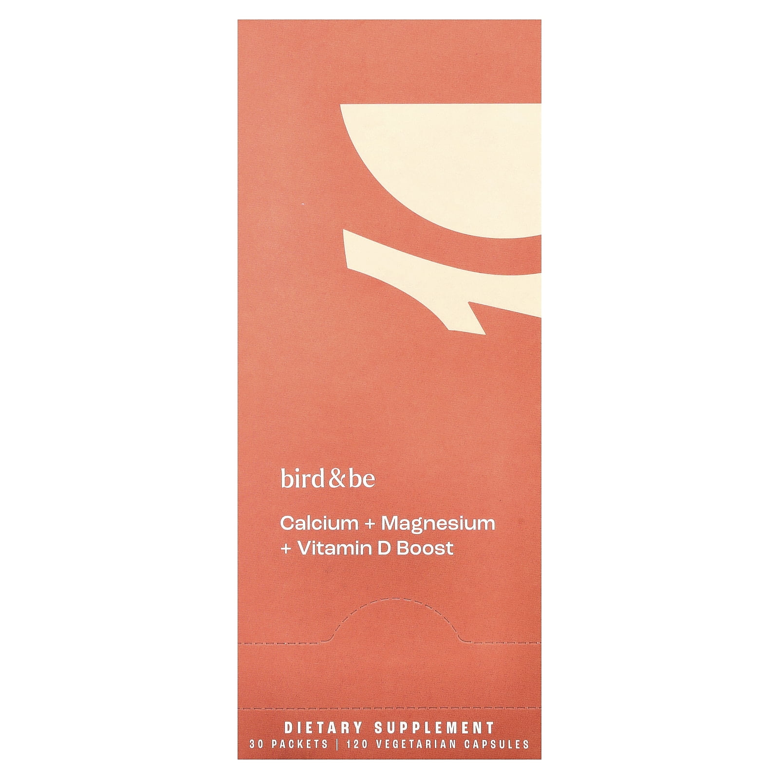 Bird and Be Calcium + Magnesium + Vitamin D Boost , 30 Packets
