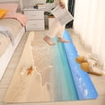 thumbnail image 2 of Tidal Beach Anti-Fatigue Ergonomic Carpet, 45x17.5 Inch Kitchen Non-Slip Mat, Bathroom Bath Mat, Bedroom and Living Room Use Thickened Extended Memory Foam Absorbent Mat., 2 of 6