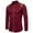 Wine, variant on Mens Slim Fit Long Sleeve Button Down Dress Shirts Tops with Embroidery