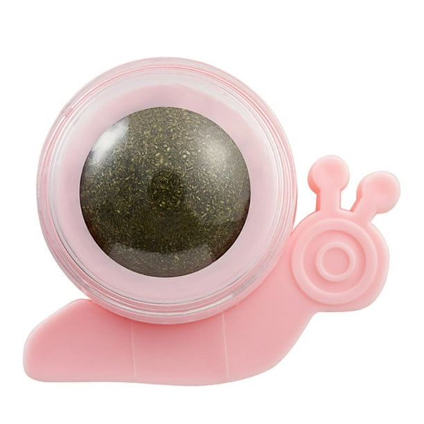 Bola giratoria de hierba gatera, juguetes para gatos, juguete para masticar Rosa Yuyangstore Juguetes de pared de hierba gatera