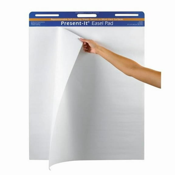 Recyclable Self-Stick Presentation Easel Pad, 25 x 30 In., 25 Sheets