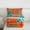 Cyan Orange, variant on jejeloiu Football Gamer Silhouette Full Size Comforter Sets,Gray Green Plaid Bedding Sets For Rugby Lover Reversible 3pcs