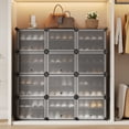 thumbnail image 2 of Space-Saving 8-Tier Shoe Organizer – Modular Sturdy Plastic Storage Rack for Entryway, Hallway, Closet, Bedroom – Shoe Cabinet, 2 of 8