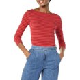 thumbnail image 1 of walmart Essentials Womens 3/4 Sleeve Boatneck T-Shirt, 1 of 4