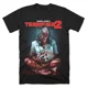 thumbnail image 3 of Camiseta de terror de película de terror, merchandising de Halloween, camiseta negra para mujer y hombre, cuello redondo, manga corta, ropa urbana, ropa 3D, fibra de poliéster, 3 of 5
