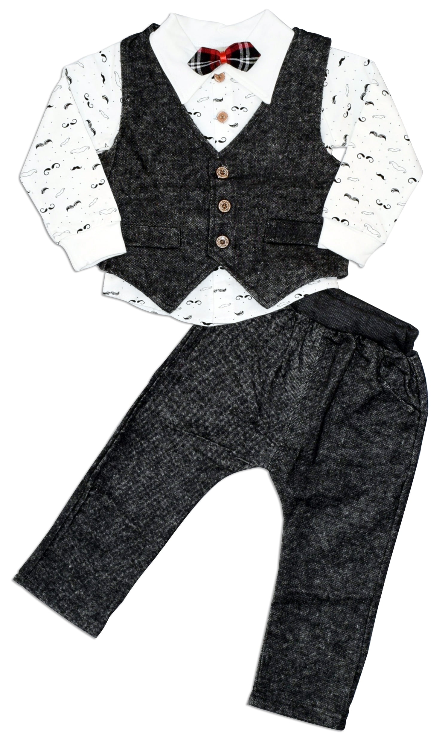 red matching pant set