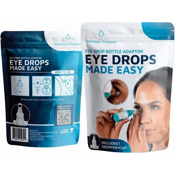 Precision Dropper - Eye Drop Adapter For Easy Delivery