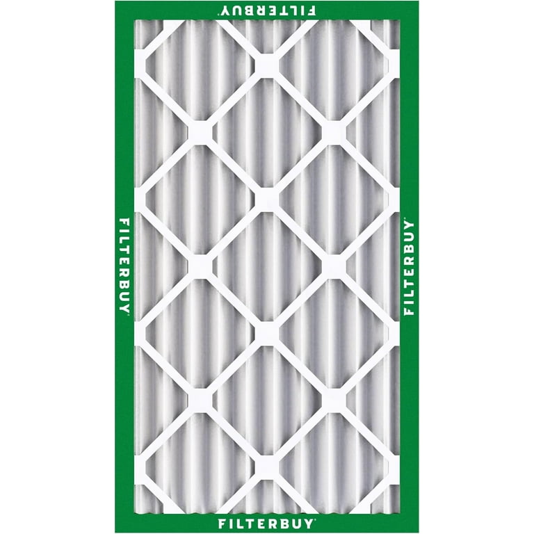 Filterbuy, Air Filter, 16x25x4, MERV 8 Dust Defense Pack of 2