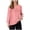Hot Pink, variant on My Items Shirts for Women Women's Long Sleeve Shirts Women's Casual Point Sleeve V Neck Slim Solid Color T Shirt Long Sleeve Top S