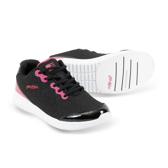 The Glitz Black/Magenta Women's Right or Left Handed Bowling Shoe by KR Strikeforce