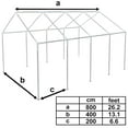 thumbnail image 5 of vidaXL Party Tent/Marquee White 26.2'x13.1', 5 of 5