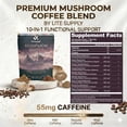 thumbnail image 2 of Lite Supply Organic Instant 9 in 1 Mushroom Coffee Powder, 200g Premium Arabica Coffee with Lion’s Mane, Chaga, Reishi & More, 2 of 8