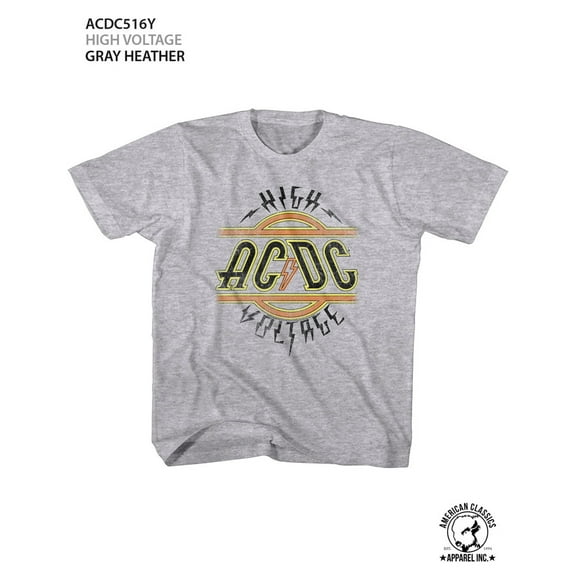 AC/DC High Voltage Gray Heather Children's T-Shirt