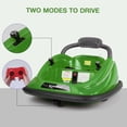 thumbnail image 4 of Electric Ride on Bumper Car for Kid, 6V/12V Powered Toy Car with Remote Control, 360 Degree Rotation, Free Numbers Stickers and Colorful LED Lights, 4 of 7