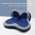 thumbnail image 2 of Memory Foam Seat Cushion - Chair Pillow for Sciatica, Coccyx, Back & Tailbone Pain Relief - Orthopedic Chair Pad for Support in Office Desk Chair, Car, Wheelchair & Airplane", 2 of 5
