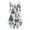 Cyan, variant on Christmas Dresses for Women Women's Fashion Elegant Autun And Winter Long Sleeve V-Neck Christmas Print Dress for Holiday Party,Black,S