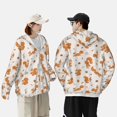 thumbnail image 4 of Saiise Cute Squirrel Fall Pattern Sun Protection Hoodie for Men and Women, Lightweight Quick-Dry Windproof with Hood and Zip-3X-Large, 4 of 7