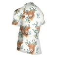 thumbnail image 3 of joogoo Highland Cattle Leaves-h1 Pattern Men's Cycling Jerseys Mountain Bike Short Sleeve Tops M, 3 of 7