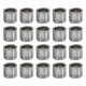 thumbnail image 1 of Espaciadores de acero M5, espaciadores metálicos, acero 5mm ID x 7mm OD x 7mm L redondos para tornillos y pernos de 1/5in o M5, 40 piezas, 1 of 5