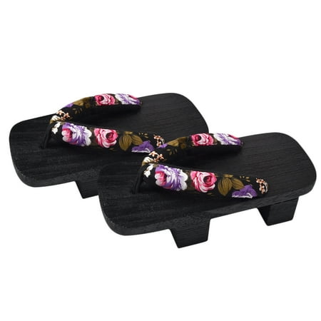 

Wooden Clogs Japanese Geta Sandals Slippers Shoes Traditionalwomen Flops Flop Heel High Kimono Wood Japan Clog Summer
