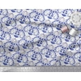 thumbnail image 3 of Soimoi Polyester Crepe Fabric Floral,Fish & Deer Artistic Decor Fabric Printed Yard 52 Inch Wide, 3 of 3