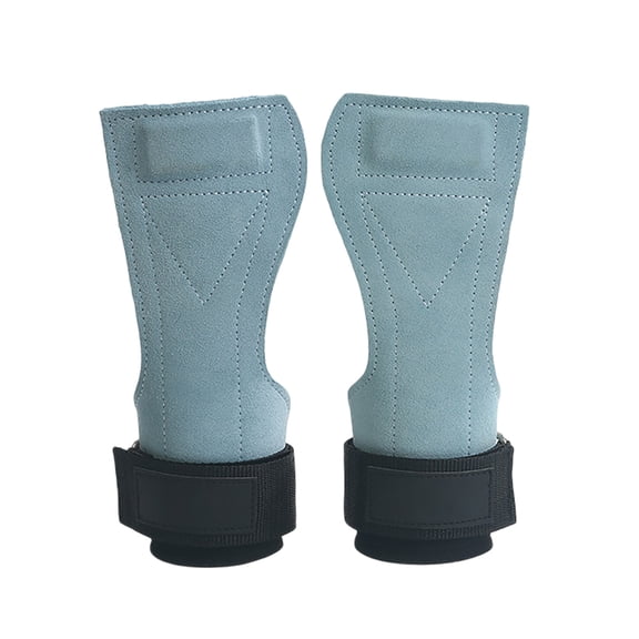 Sangles de Poignet pour Haltérophilie Matériau en Cuir de Vache Prise Améliorée Rembourrage pour Boléros de Soulevé de Terre Entraînements au Gym Hommes Femmes