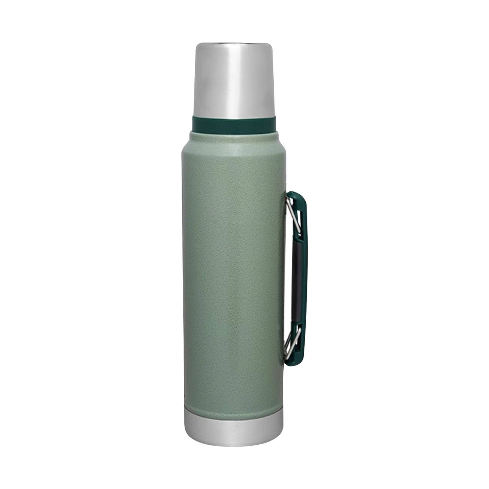 Clearance Stainless Vacuum Insulated Travel Jug Large Capacity Outdoor Thermal Water Bottle With Carry Handle 1400ML