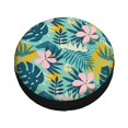 thumbnail image 2 of Kdxio Spare Tire Cover for RV Trailer, Waterproof Wheel Cover,Camper Spare Tire Cover Fit for Rv SUV Truck Travel Trailer 16 inch-Tropical Floral, 2 of 8