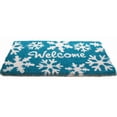 thumbnail image 1 of Felpudo Imports Décor de Fibra de Coco con Copos de Nieve 76x46x2.5 cm, 1 of 3