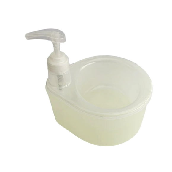 Soap Dispenser and Scrubber Holder Multipurpose Dish Washing Dish Soap Dispenser