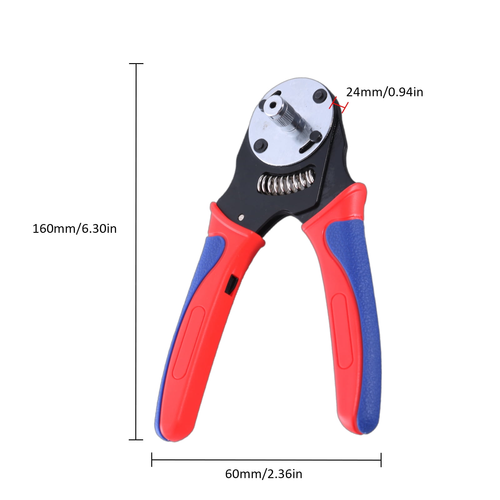 Closed Barrels Crimper 4 Way Indent for Deutsch Wire Crimping Tool Adjustment Positioning Wire Crimper Tool