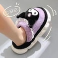 thumbnail image 4 of Zapatillas Kawaii Sanrio Kuromi Cinnamoroll Melody, pantuflas antideslizantes de felpa para interiores y exteriores, zapatos planos bonitos para niña, 4 of 4