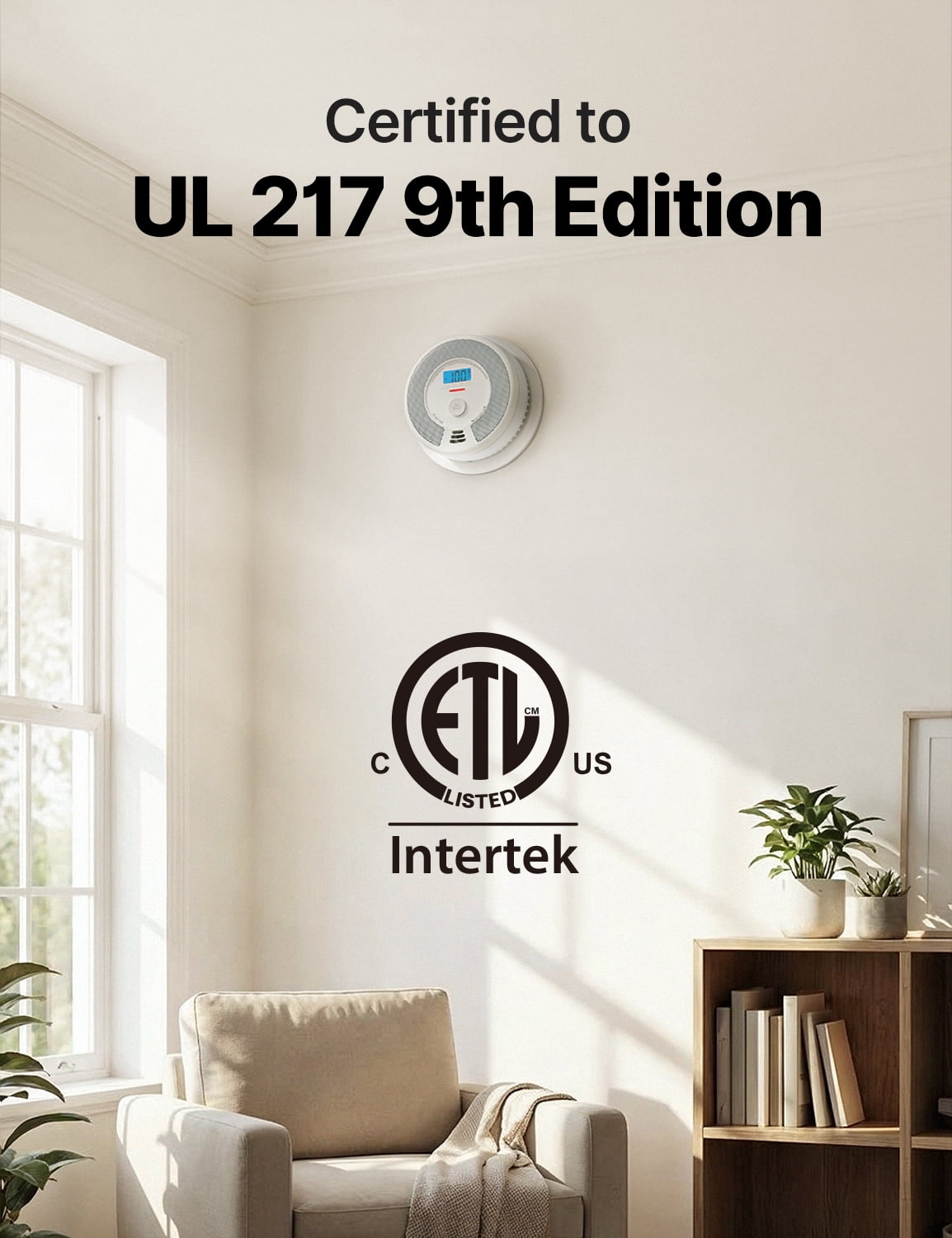 X-Sense Wireless Smoke Detector Carbon Monoxide Detector Combo 10