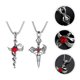 thumbnail image 2 of 2 collares cruzados de aleación para hombre, estilo gótico, de metal (2 estilos), 2 of 6