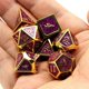 thumbnail image 2 of 7PCS Metal Dice, Heavy Solid Zinc Alloy Polyhedron Dice Set for Dungeons and Dragon Tabletop Game, 2 of 5