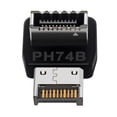 thumbnail image 5 of Adaptador de cabezal USB C frontal Conector tipo C frontal para placa base de PC (B), 5 of 5