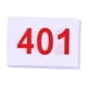 thumbnail image 1 of Números de competidor para correr, ligeros, resistentes al desgarro, de tela para número de atleta 401 a 500, 1 of 9