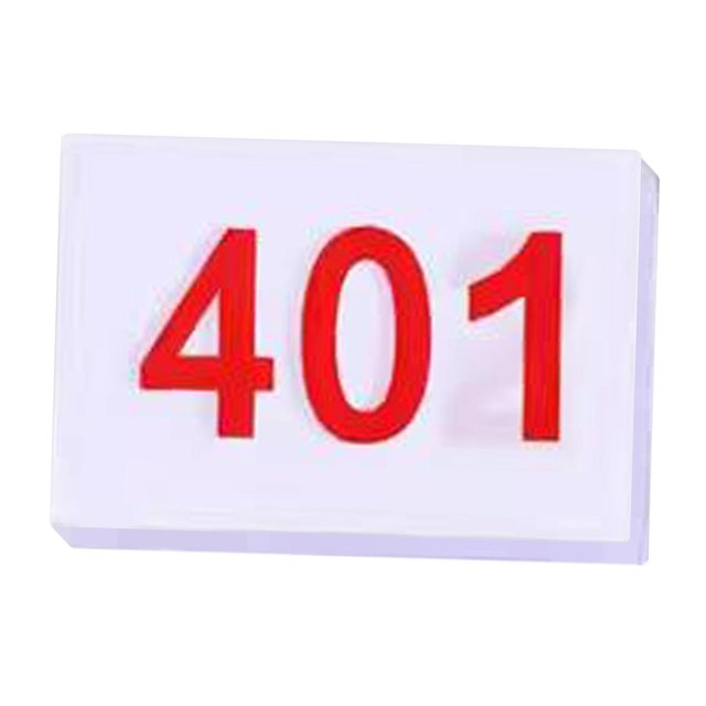 Babero deportivo reutilizable, ligero y resistente al desgarro para correr con números de competidor. 401 a 500