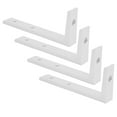 thumbnail image 4 of 4PCS Corner Braces Aluminum L Shaped Right Angle Support Fixing Repair Brackets Silver2020 Single Groove, 4 of 8
