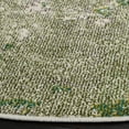 thumbnail image 4 of SAFAVIEH Madison Seanan Abstract Area Rug, Green/Ivory, 5' x 5' Round, 4 of 10