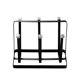 thumbnail image 1 of Kearding Escurridor de tazas, estante con mango de madera, resistente a la corrosión, resistente a la corrosión, estante de almacenamiento de botellas Organizadores de utensilios de cocina negro 2 Kearding HA071956-04, 1 of 1
