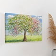 thumbnail image 5 of Colorful Tree of Life Canvas Wall Art, Textured Palette Knife Abstract Nature Painting for Home Decor, Framed & Ready to Hang for Living Room Bedroom Bathroom, 5 of 7