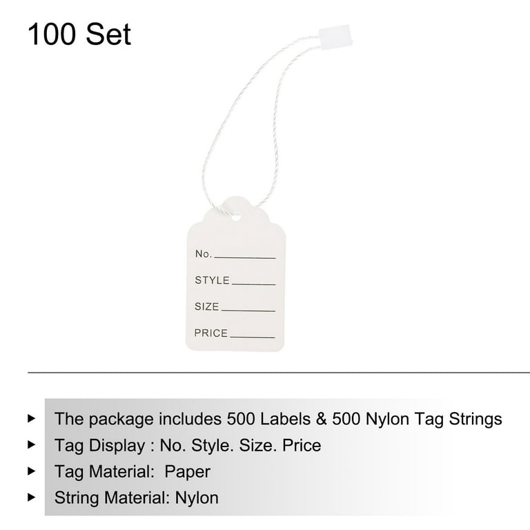 Kraft String Tags - 2x1-1/4 - 100/pkg.