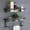Black, variant on Sofinny 2 Tier Glass Shelf for Bathroom Wall Mounted, 15.7in Aluminum Floating Shelves with Towel Bar, No Drilling, 8mm Thick Tempered Glass (White)