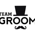 thumbnail image 2 of CafePress - Team Groom, Hat And Mustache - Oval Wood Ornament, 5.25"W x 3.5"H, 2 of 3