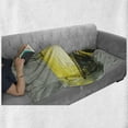 thumbnail image 6 of Car Soft Flannel Fleece Blanket, Retro Style Classic 50s 60s Cuban American Watercolor Big Cosy Car Print Picture, Cozy Plush for Indoor and Outdoor Use, 70" x 90", Sage Green Yellow, by Ambesonne, 6 of 6